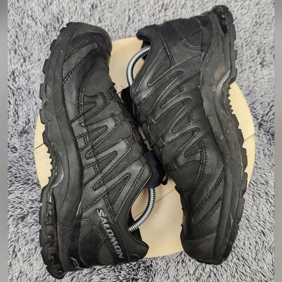 Salomon Leather Upper Ltd Edition ContraGrip Trail Running Shoes Women's Size 9 - Picture 5 of 9